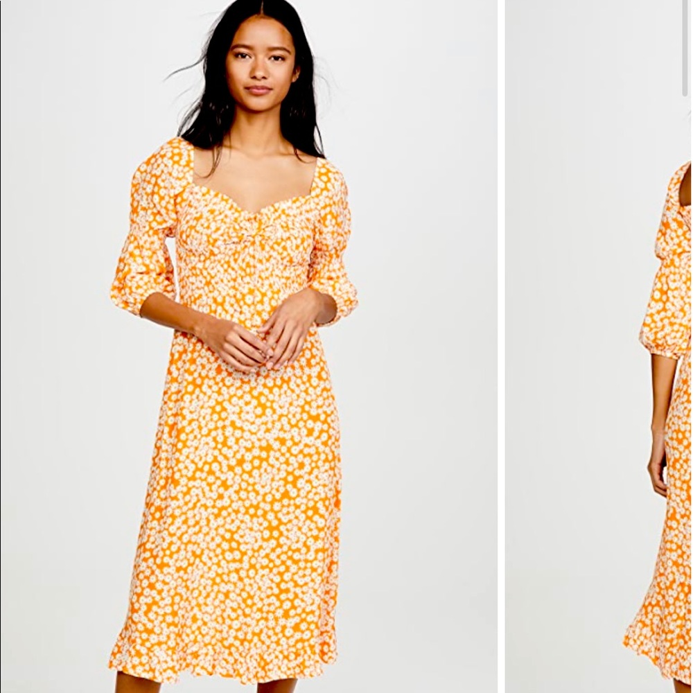 Faithfull Nora Midi Dress. Size 4.